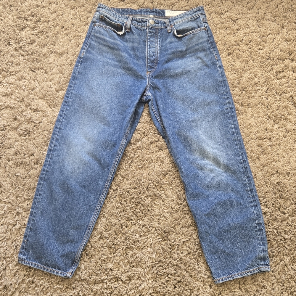 rag & bone Alissa High Rise Barrel Leg Jeans - Picture 3 of 16